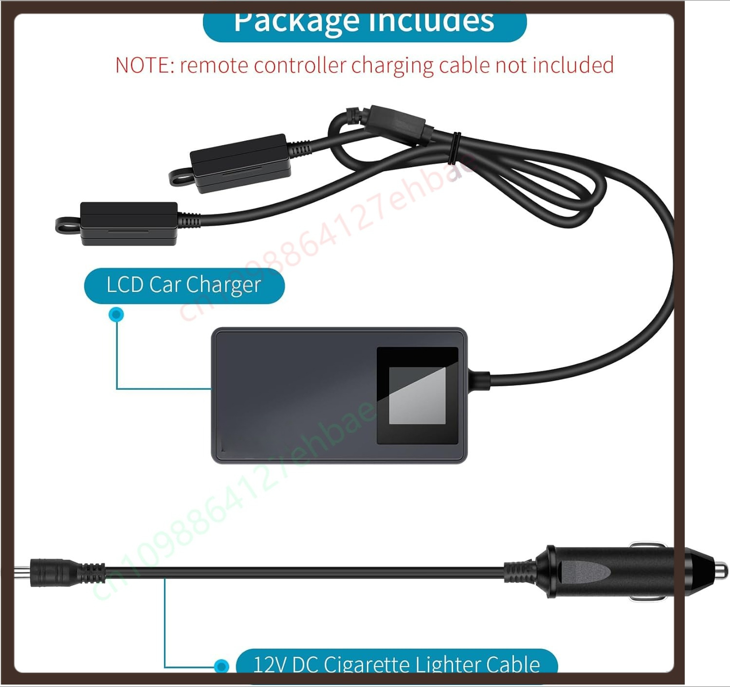 Dji Drone Air 3 - LCD-batterij-autolader voor DJI Air 3S, Air