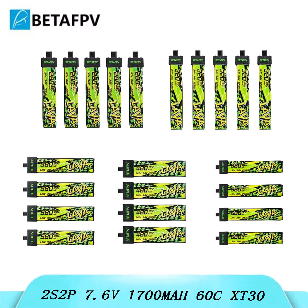 Drone Battery Adapter - BETAFPV LAVA II 1S FPV-dronebatterij, 280/320/480/580/680