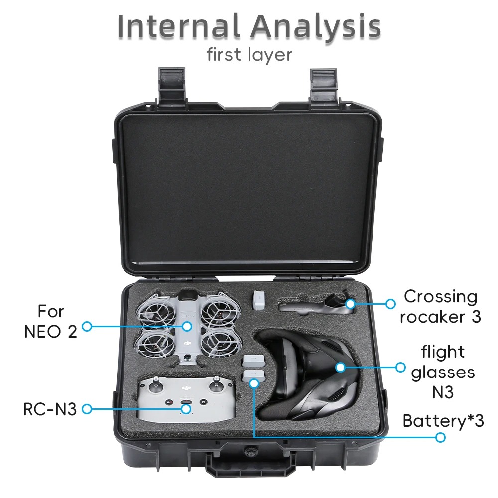 Explosieveilige koffer voor de - Drone Hard Shell Case recensie en prijs