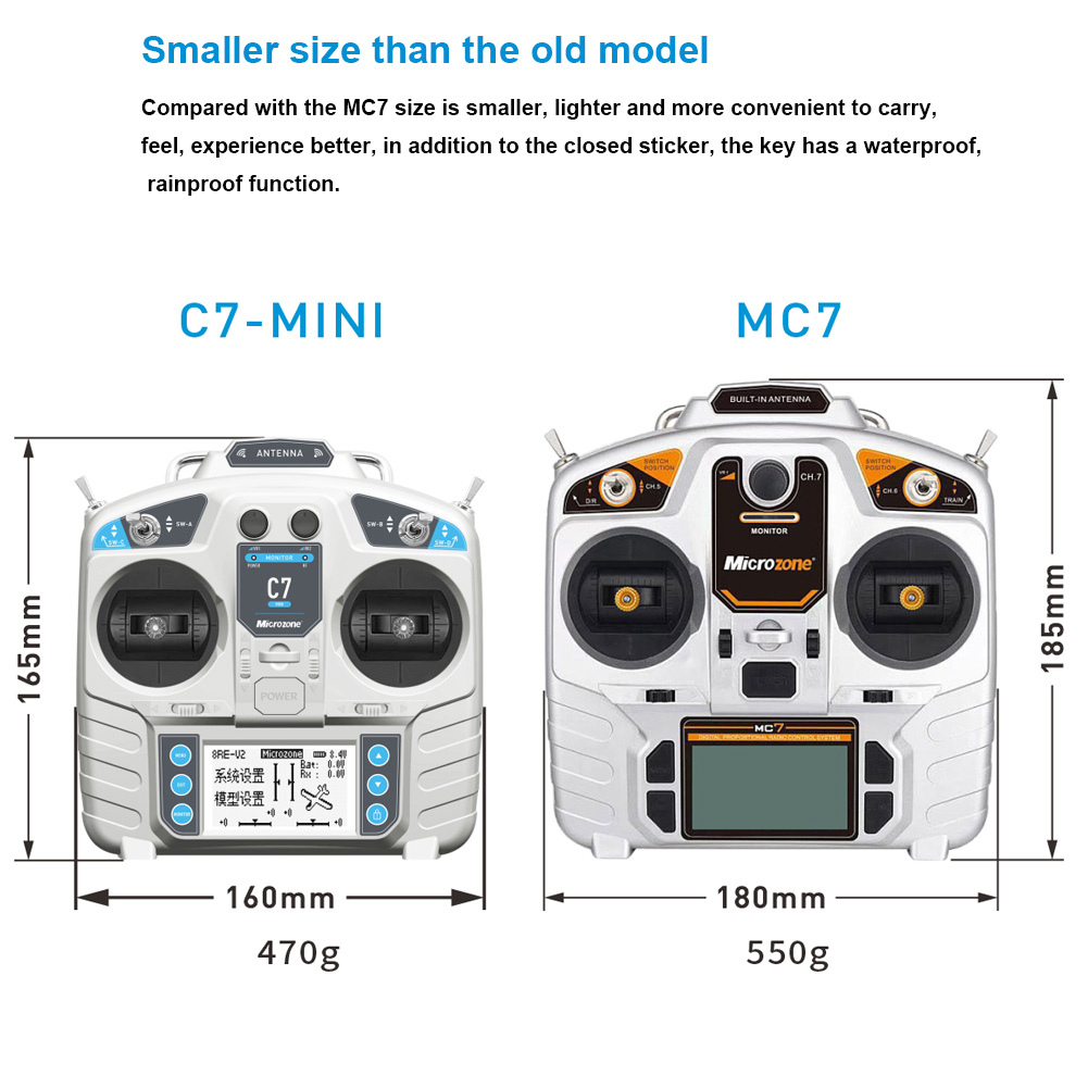 MicroZone MC7 Controller C7 MI - Drone Battery Adapter recensie en prijs
